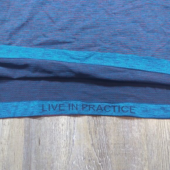 Lululemon Metal Vent Tech T Shirt Mens XL Blue Short Sleeve Athletic Active Gym - Picture 6 of 14